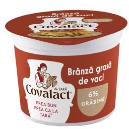 Covalact De Tara Branza De Vaci, 6% Grasime 200g