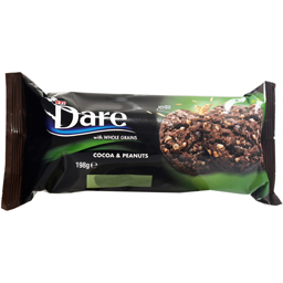 Dare Biscuiti Cu Cereale Integrale, Cacao Si Arahide 198g