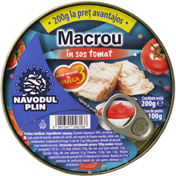 Navodul Plin Macrou In Sos Tomat 200g