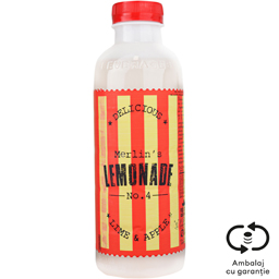 Merlin's Limonada Cu Lime Si Mere 600ml