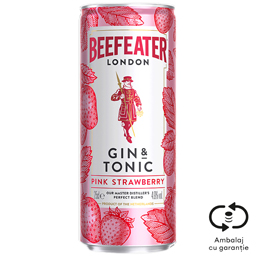 Beefeater Gin & Tonic Pink Strawberry 0.25l