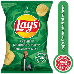 Lay's Chips Cu Gust De Smantana Si Marar 125g