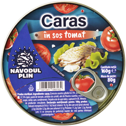 Navodul Plin Caras In Sos Tomat 160g