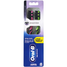 Oral-b Periuta De Dinti Pro 3d White Charcoal, Medium, 2 Buc