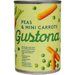 Gustona Amestec De Mazare Verde Foarte Fina Si Morcovi Tineri 400g