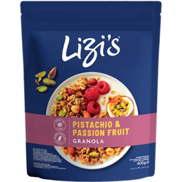 Lizi's Granola Cu Fructul Pasiunii Si Fistic 400g