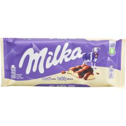 Milka Ciocolata Aerata Alba 95g