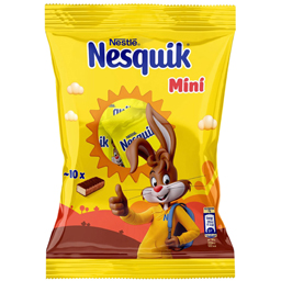 Nesquik Mini Napolitate Cu Crema De Lapte, Acoperite Cu Ciocolata Cu Lapte 170g