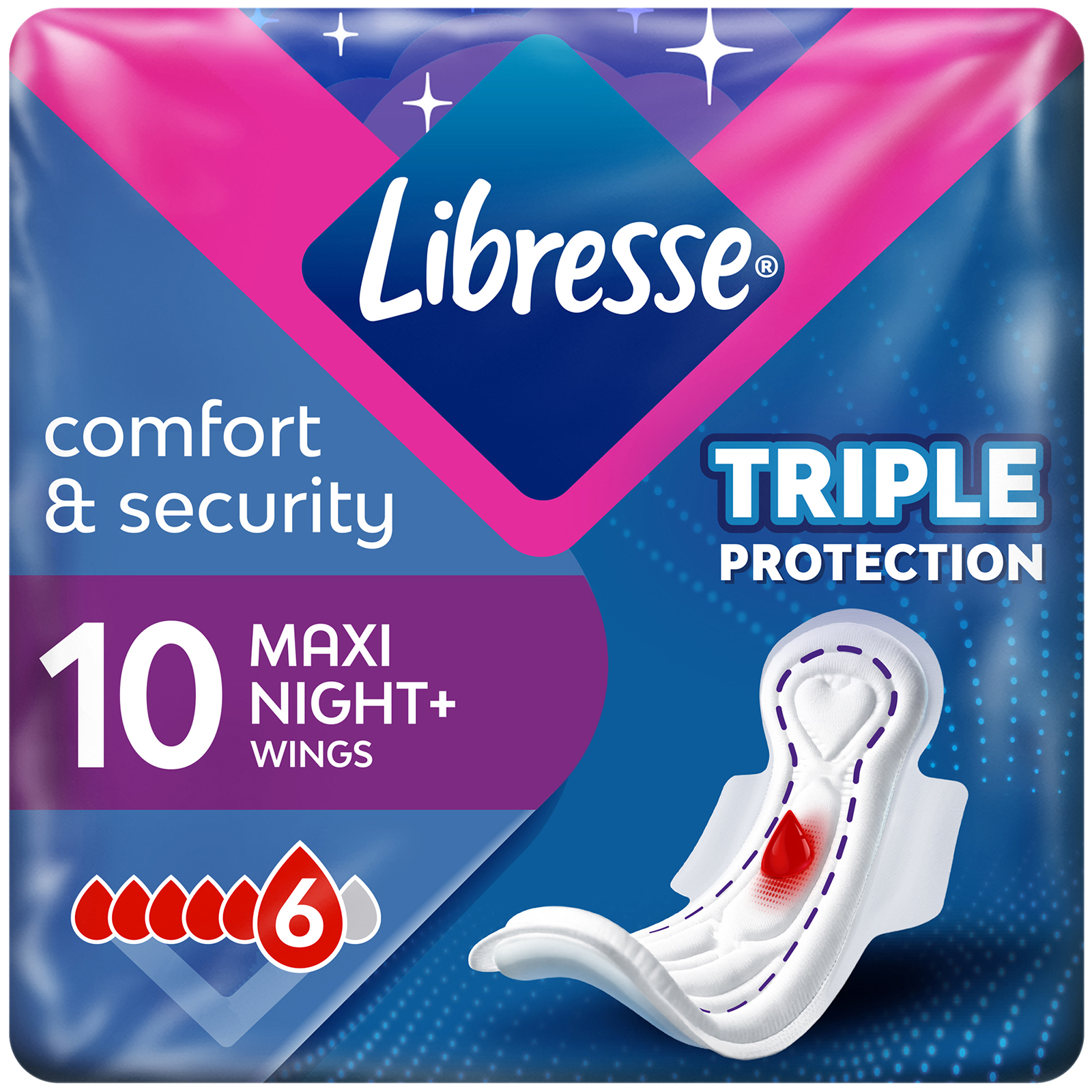 Absorbante Maxi Goodnight, 10 bucati