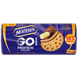 Mcvitie's Biscuiti Proteici Cu Crema De Cacao Si Banane 280g