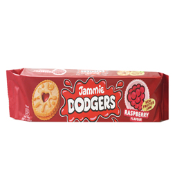 Jammie Dodgers Biscuiti Cu Gem De Mere Si Aroma Zmeura 140g