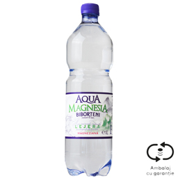 Aqua Magnesia Apa Minerala Naturala Carbogazoasa Lejera Magneziana 1l