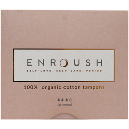 Enroush Tampoane Din Bumbac, Normal, 16 Bucati