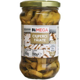 Mega Ciuperci Taiate 280g