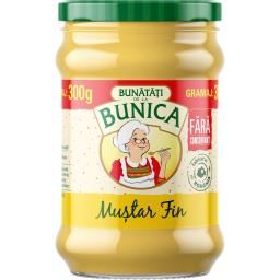 Bunatati De La Bunica Mustar Fin 300g