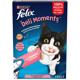 Felix Recompense Lichide Cu Somon, Pentru Pisici 4x10g