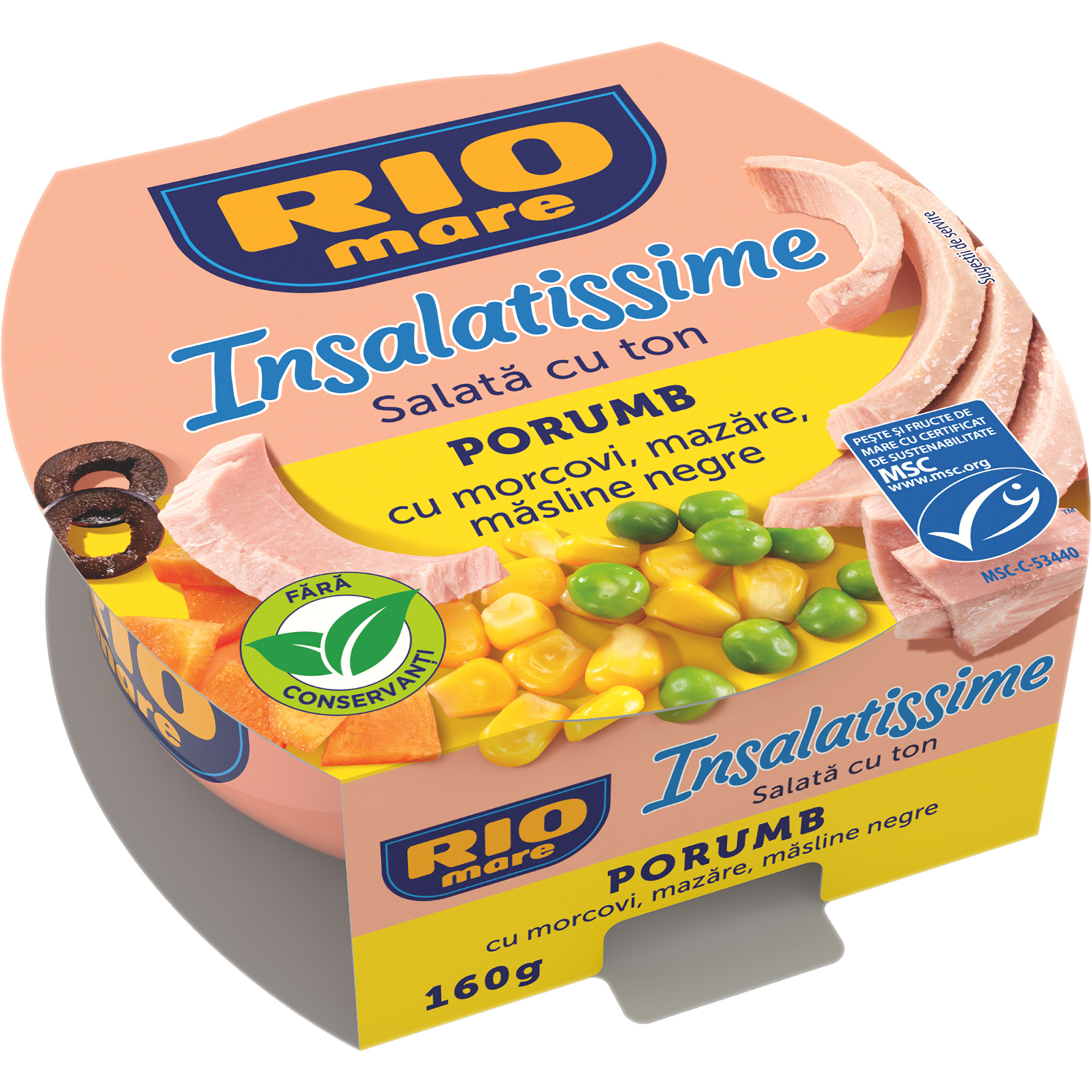 Salata de ton cu porumb 160g