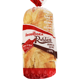 Dobrogea Paine Rustica, Alba, Cu Maia 500g