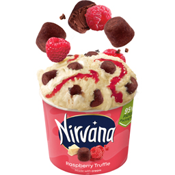 Nirvana Inghetata Raspberry Truffle 106g