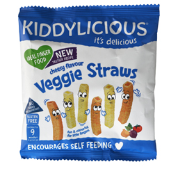 Kiddylicious Sticksuri Din Legume Si Orez Cu Aroma De Branza, +9 Luni 12g