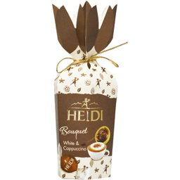 Praline din ciocolata alba cu cafea 120g