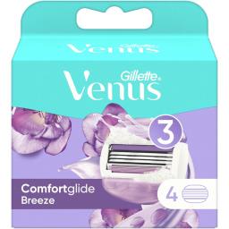 Gillette Rezerve Aparat De Ras Comfort Glide Breese, 4 Buc.