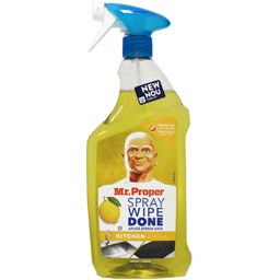 Mr Proper Spray Universal Pentru Curatat Spray Wipe Done Lemon 800ml