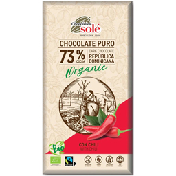 Chocolates Sole Ciocolata Neagra 73% Cacao Cu Chili 100g