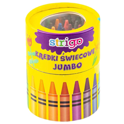 Strigo Creioane Cerate Jumbo, 36 Bucati, 18 Culori