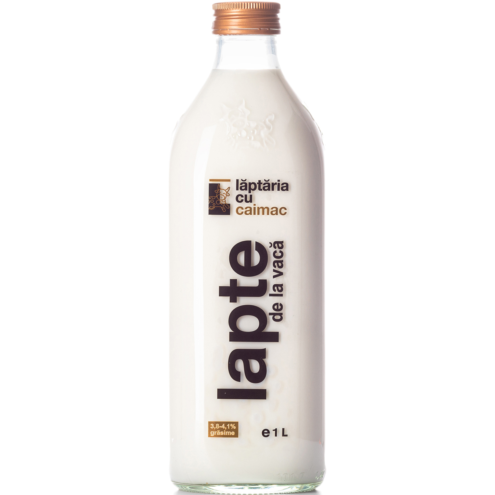 Lapte de vaca 3.8-4.1% grasime 1L
