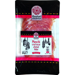Gusturi Romanesti Muschi Crud-uscat Afumat 80g