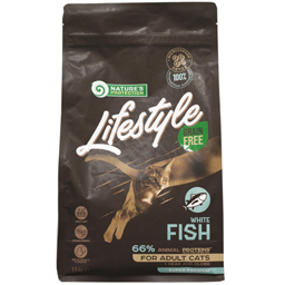 Nature's Protection Hrana Uscata Petnru Pisici Adulte, Cu Peste Alb 1.5kg
