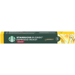 Starbucks Cafea Blonde Espresso Roast Decafeinizata, 10 Capsule