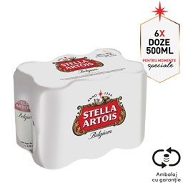 Stella Artois Bere Blonda 6x0.5l