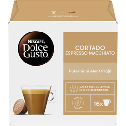 Nescafe Cafea Cortado Espresso Macchiato, 16 Capsule