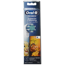 Oral-b Rezerve Periuta De Dinti Electrica Pentru Copii Pro Kids Lion King, 4 Buc