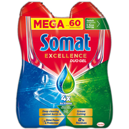 Somat Detergent Gel Pentru Masina De Vase, 60 Spalari