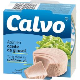 Calvo Ton Bucati In Ulei De Floarea-soarelui 160g