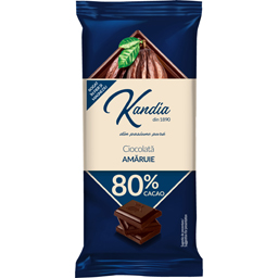 Kandia Ciocolata Amaruie 80% Cacao 80g