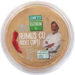Mega Apetit Humus Cu Ardei Copti 200g