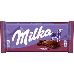 Milka Ciocolata Cu Lapte Si Extra Cacao 90g
