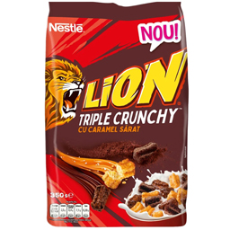 Lion Cereale Cu Ciocolata Si Caramel Sarat 350g