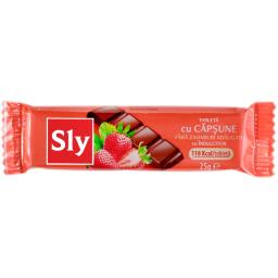 Sly Tableta Cu Capsune Cu Indulcitor 25g