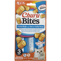Churu Snack Pentru Pisici Cu Ton Si Scoici 3x10g