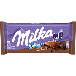 Milka Ciocolata Cu Lapte Si Crema Oreo Brownie 100g