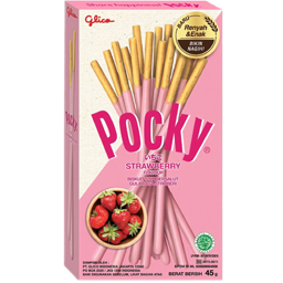 Pocky Sticks Cu Crema De Capsuni 45g