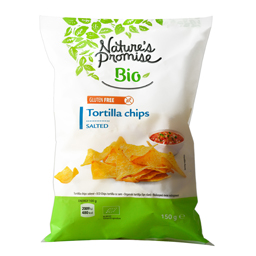 Nature's Promise Bio Chips Tortilla Cu Sare 150g