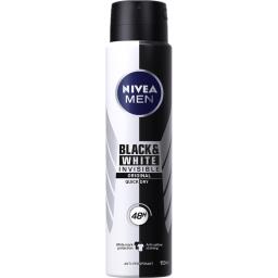 Nivea Men Deodorant Spray Black&white Invisible 150ml