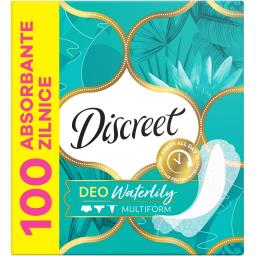 Discreet Absorbante Zilnice Waterlily, 100 Bucati