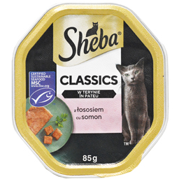 Sheba Hrana Umeda Pentru Pisici, Pate Cu Somon 85g